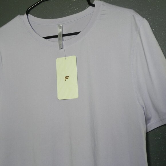 Fabletics Womens Light Purple New With Tag Short Sleeve Athletic Shirt Size XXL - Picture 3 of 8